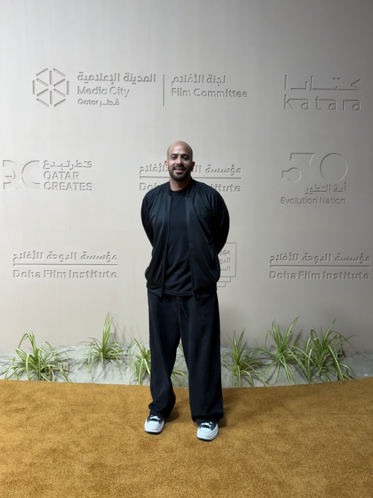 Mohamed Farid at a cultural event in Doha